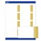 Avery; Avery Printable Rectangle Cards with Sure Feed Technology, Double-Dipped Gold Edge Design, 2" x 3.5", Matte White Cards, Laser/Inkjet, 80 Total, Great for Business Cards; Category:Cardstock; Image:2